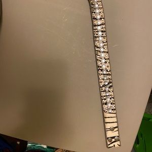 Zebra Nocona size medium belt